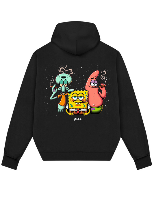 Relaxed Fit SpongeSquad Rizz Hoodie